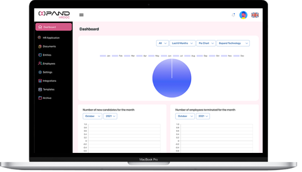 8xpand HRDoc Platform Dashboard Screenshot
