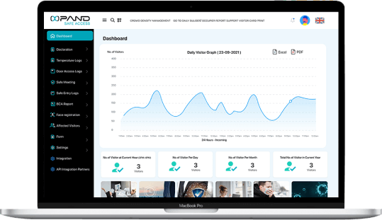 8xpand Safe Access Platform Dashboard Screenshot